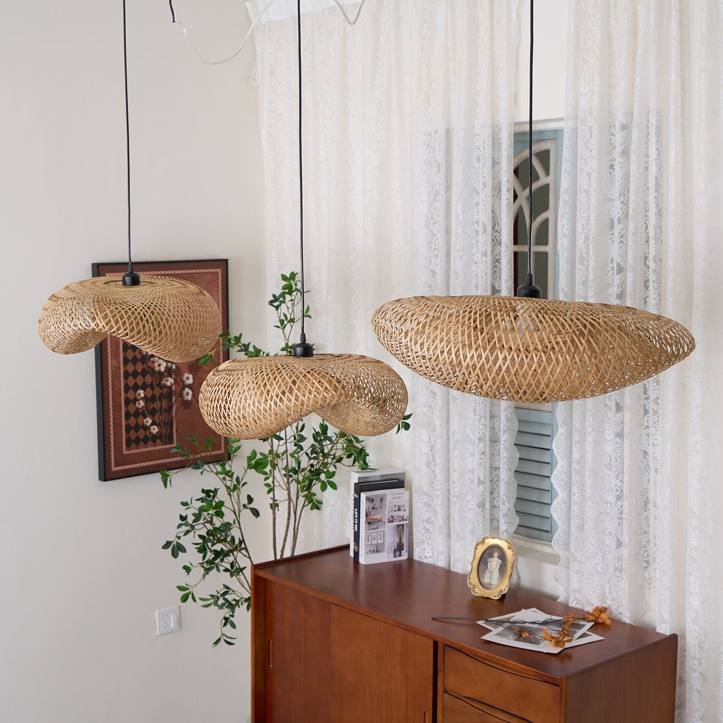 Bamboo Weaving Pendant Lamp