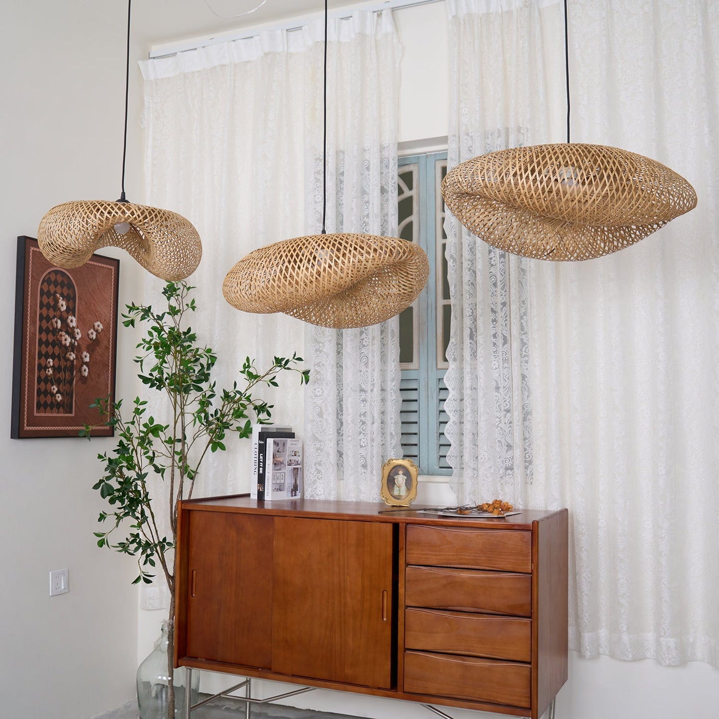 Bamboo Weaving Pendant Lamp