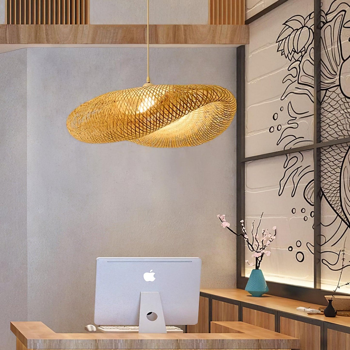 Bamboo Weaving Pendant Lamp