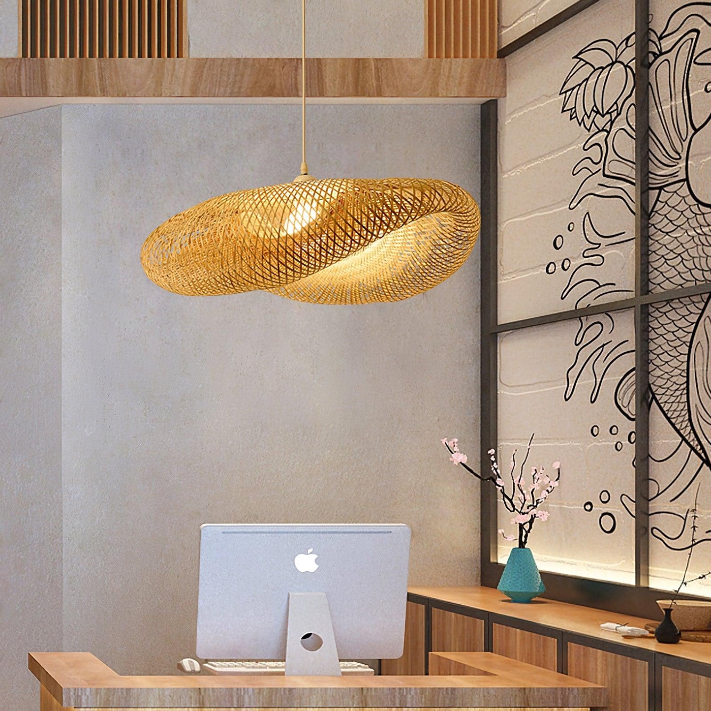 Bamboo Weaving Pendant Lamp