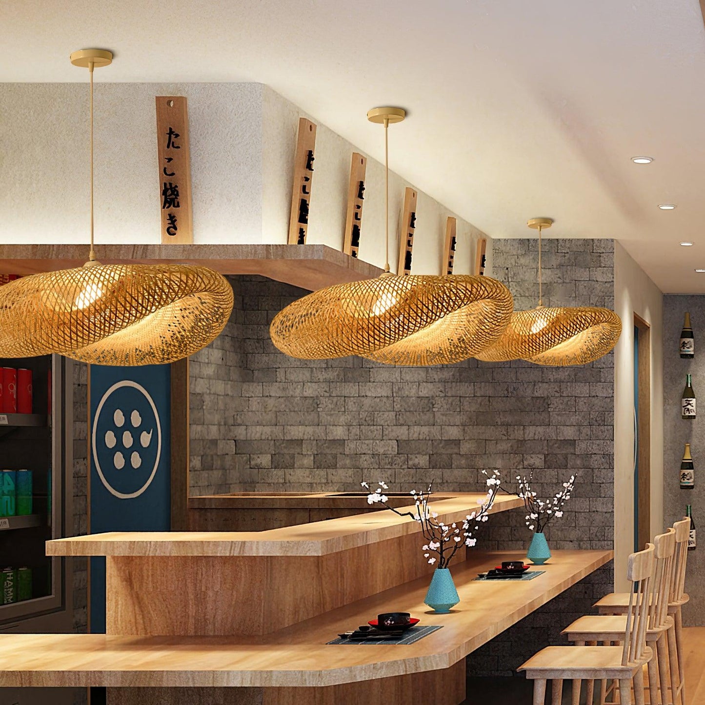 Bamboo Weaving Pendant Lamp