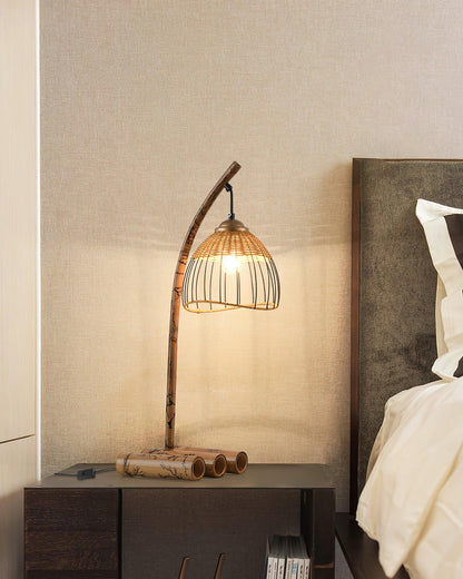 Bamboo Zen Table Lamp