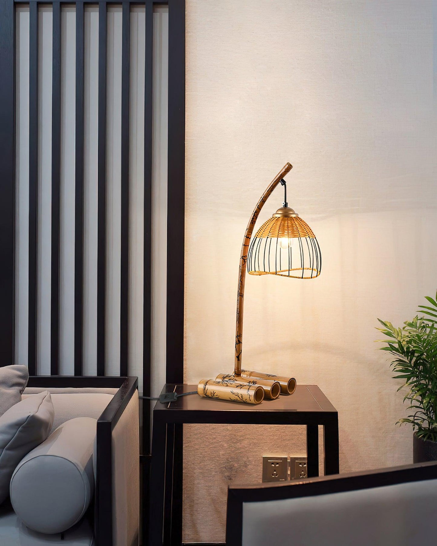 Bamboo Zen Table Lamp