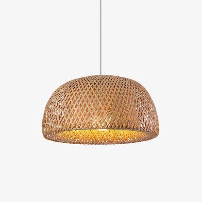 Bamboo Braided Pendant Lamp