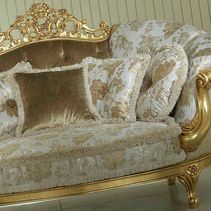 Baroque Style Italian Gold Leaf 2 Seater Sofa