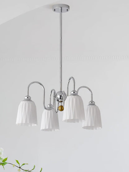 Bauhaus Pleated Chandelier