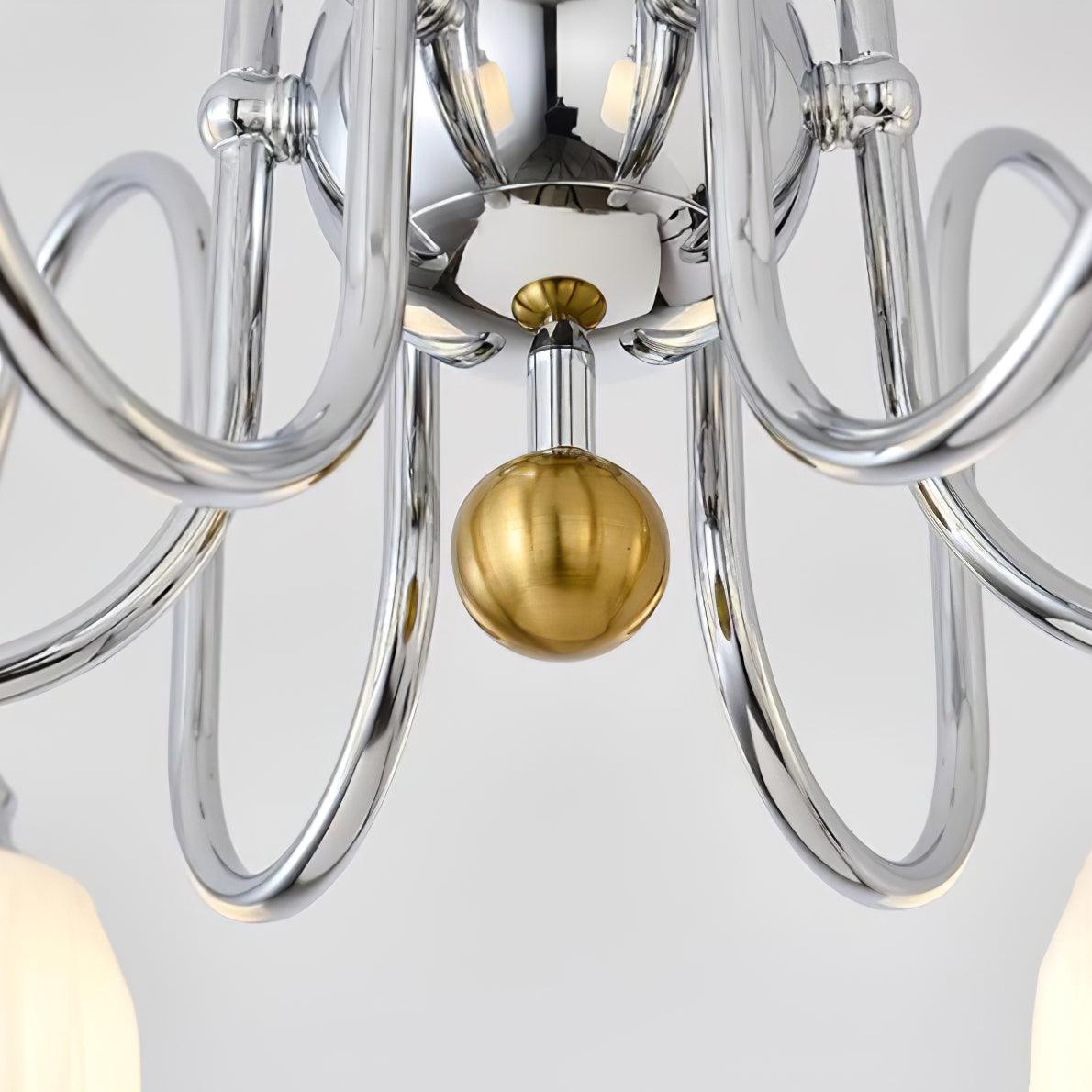 Bauhaus Pleated Chandelier