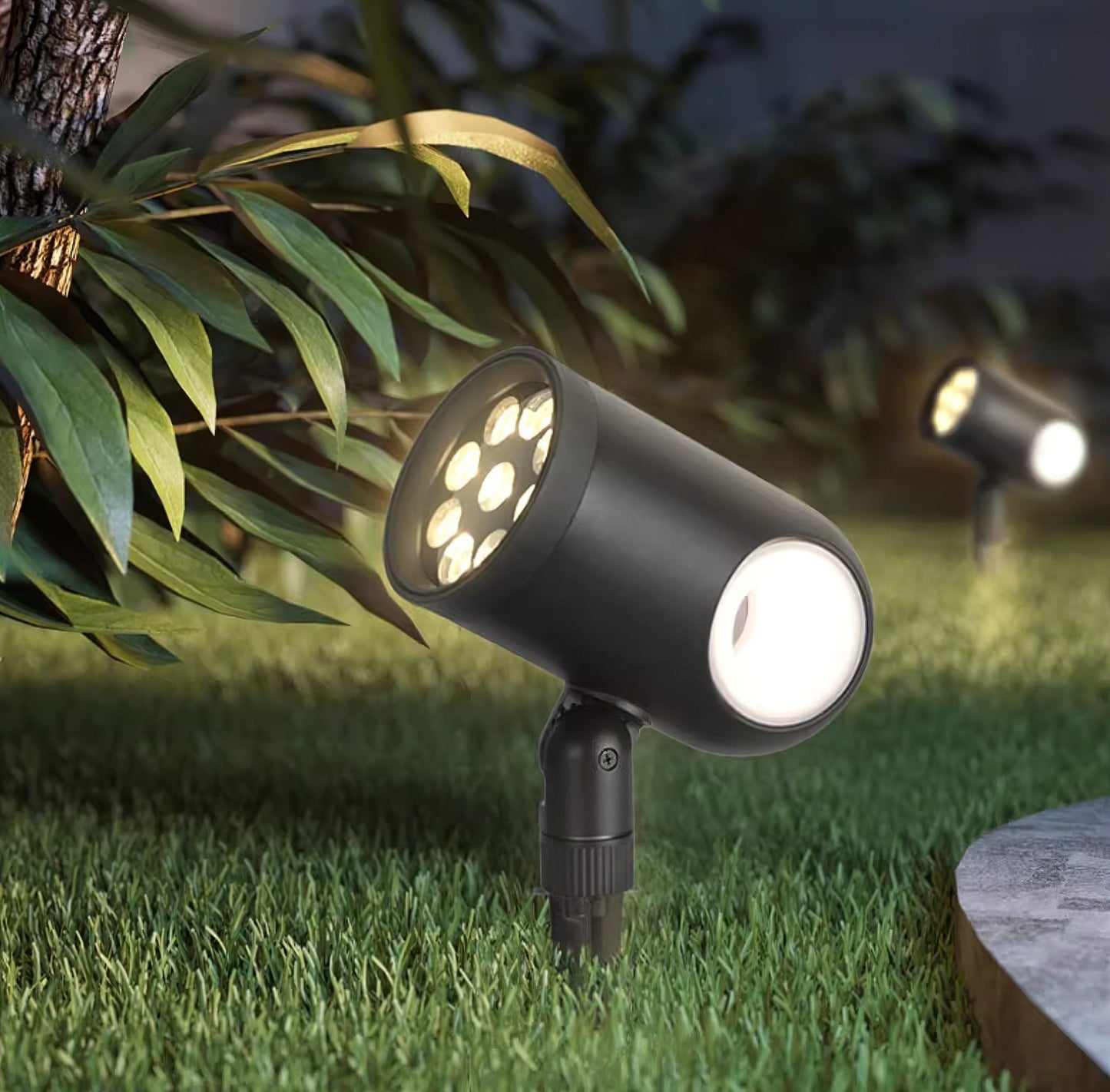Beam Spike Adjustable Landscape Spotlight