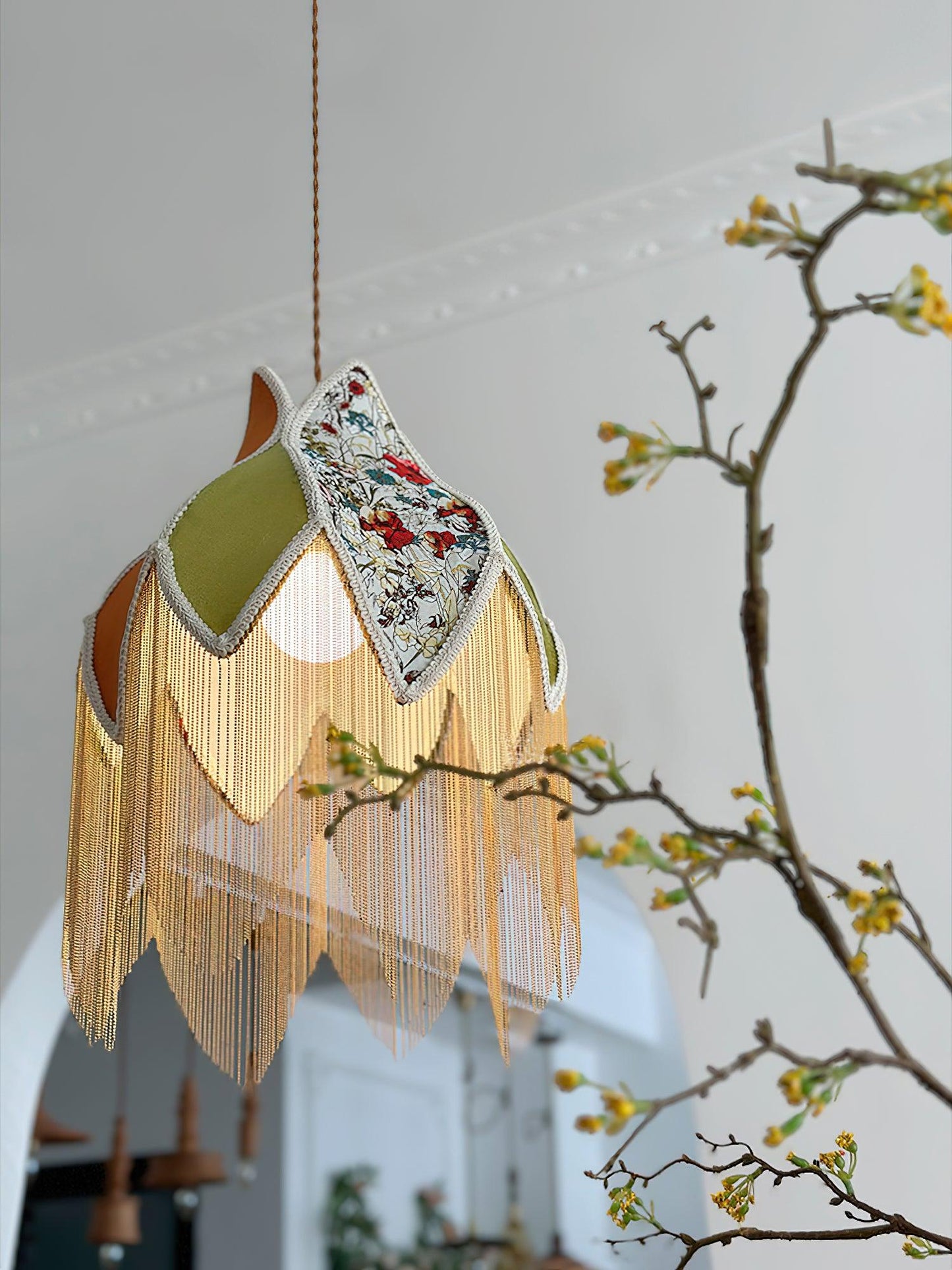 Bette Fringed Pendant Lamp