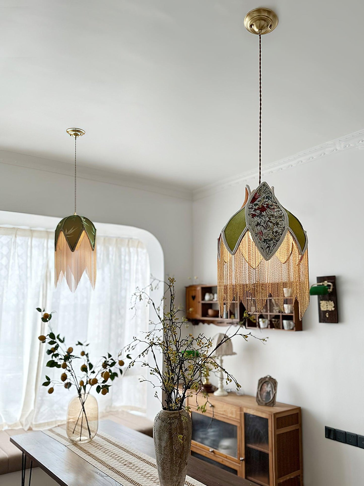 Bette Fringed Pendant Lamp