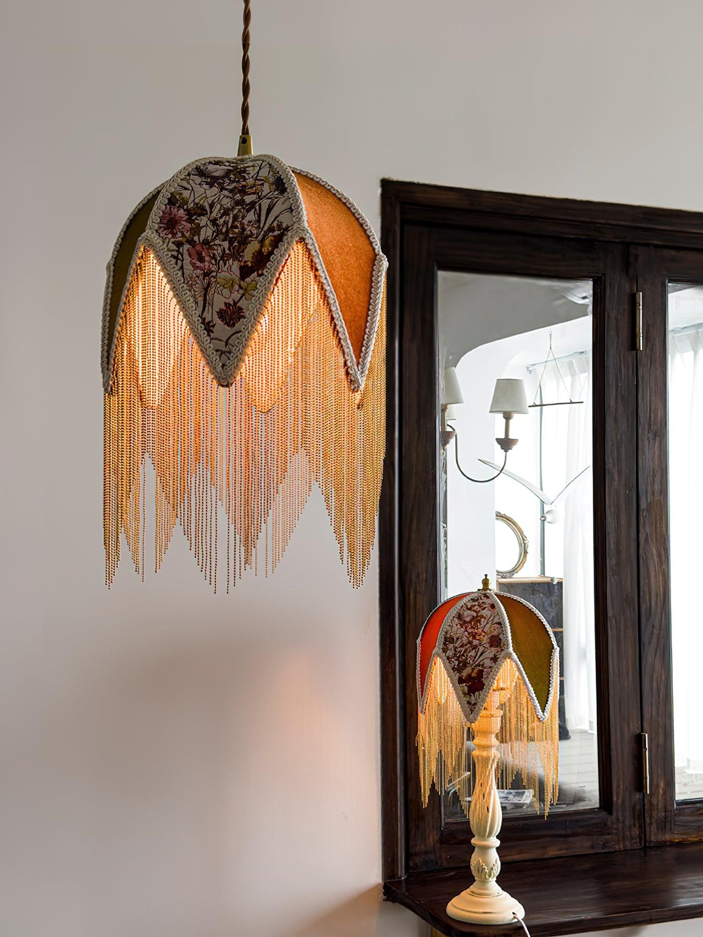 Bette Fringed Pendant Lamp