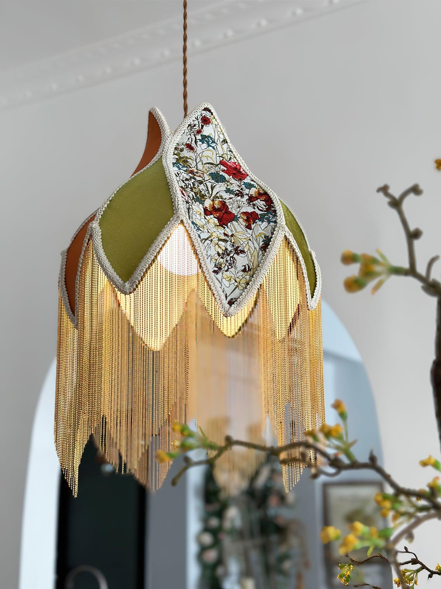 Bette Fringed Pendant Lamp