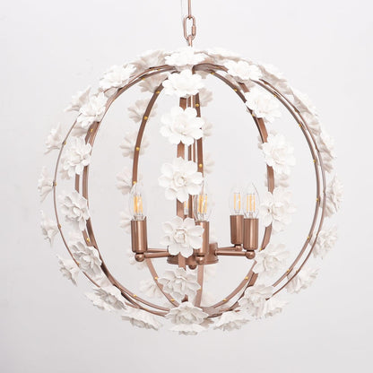 Bianca Floral Orb Chandelier