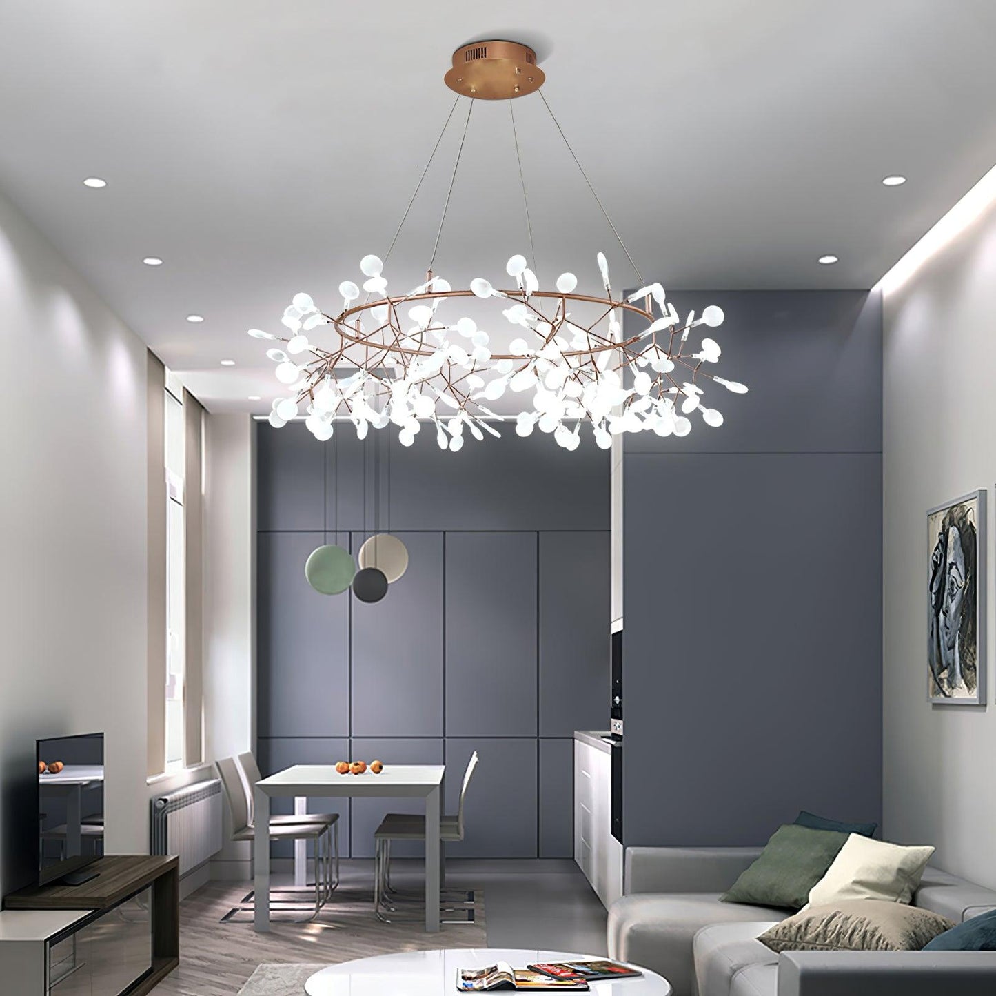 Big O Firefly LED Chandelier