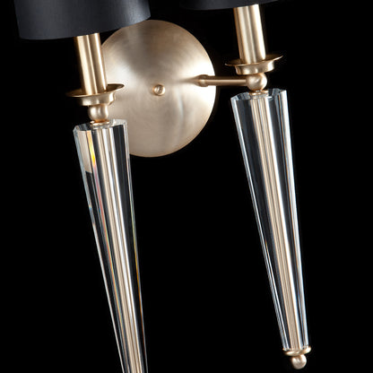 Modern Designer Crystal Double Wall Light