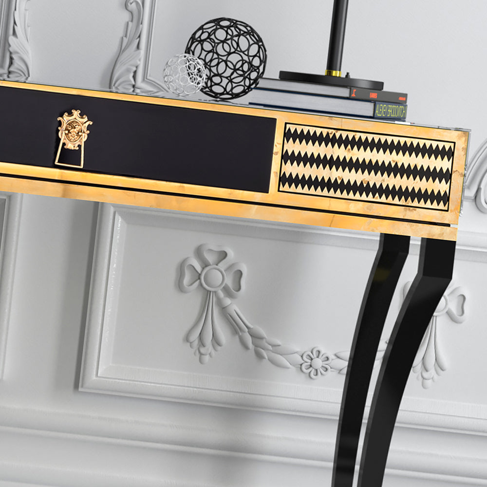 High End Decorative Black Console Table