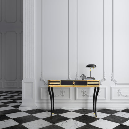 High End Decorative Black Console Table