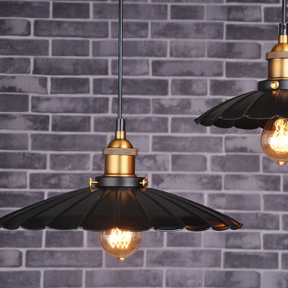 Black Skirt Pendant Light