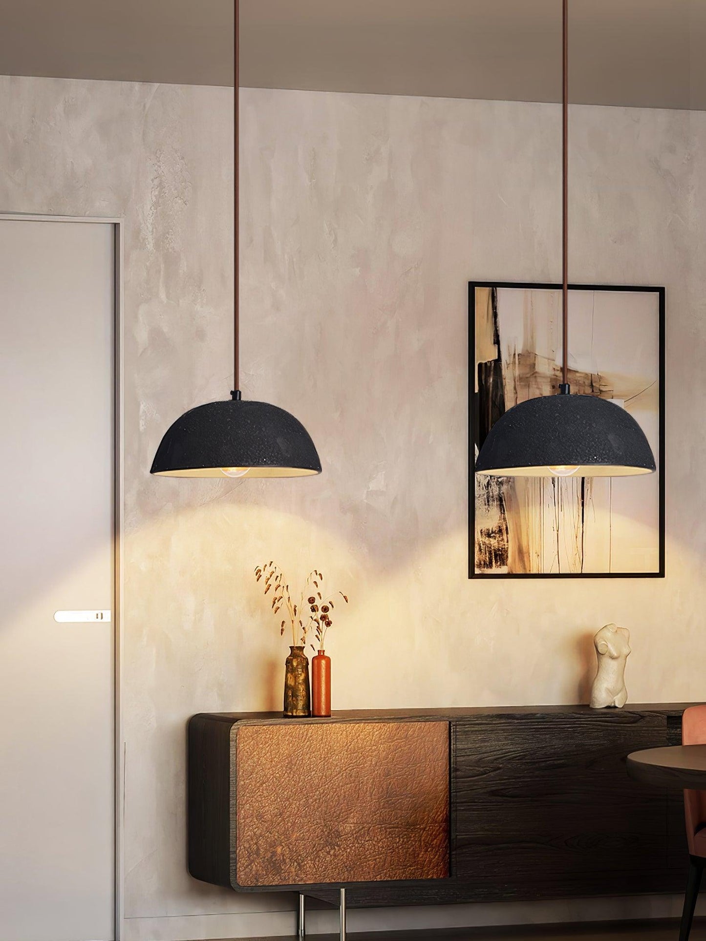 Black Arch Ceramic Pendant Lamp