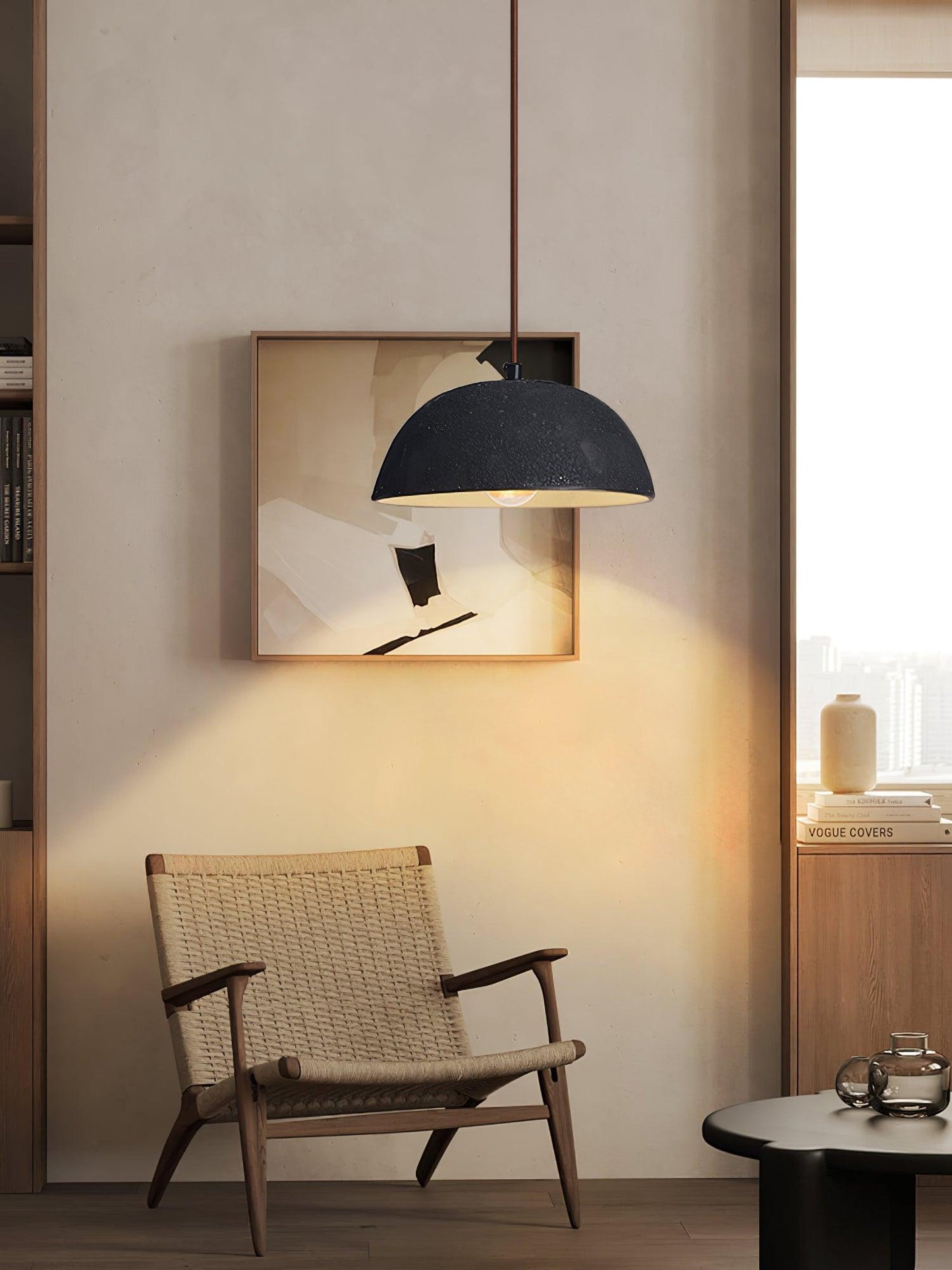 Black Arch Ceramic Pendant Lamp