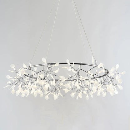 Black Big O Firefly LED Chandelier