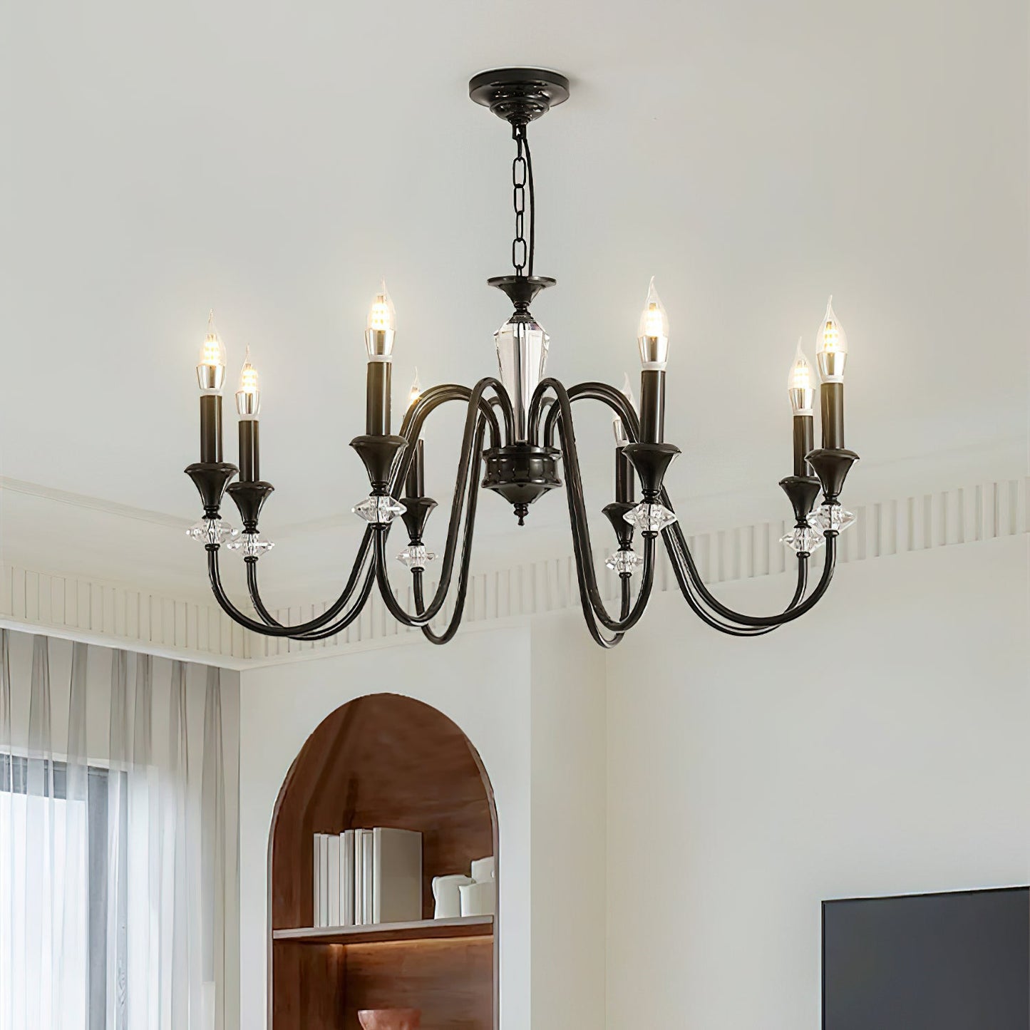 Noir Candelabra Pendant light Chandelier