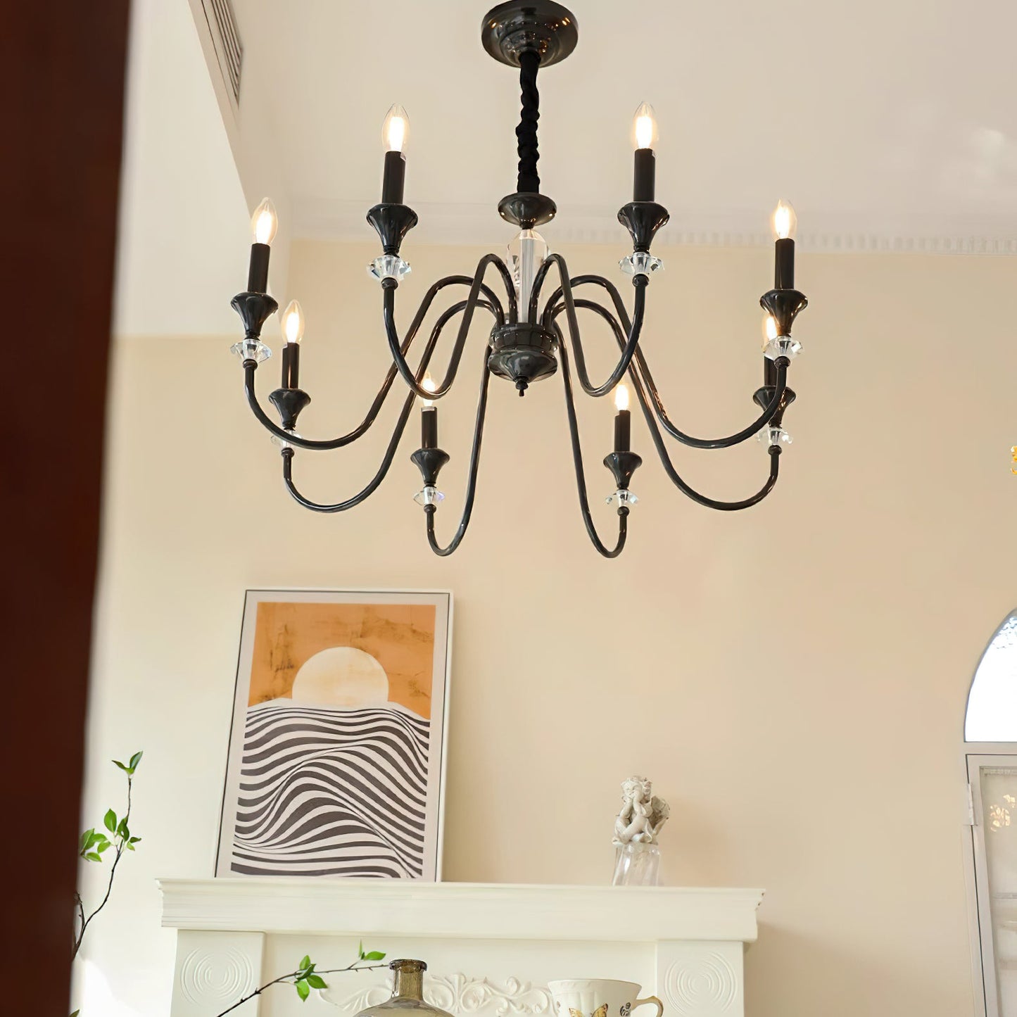 Noir Candelabra Pendant light Chandelier