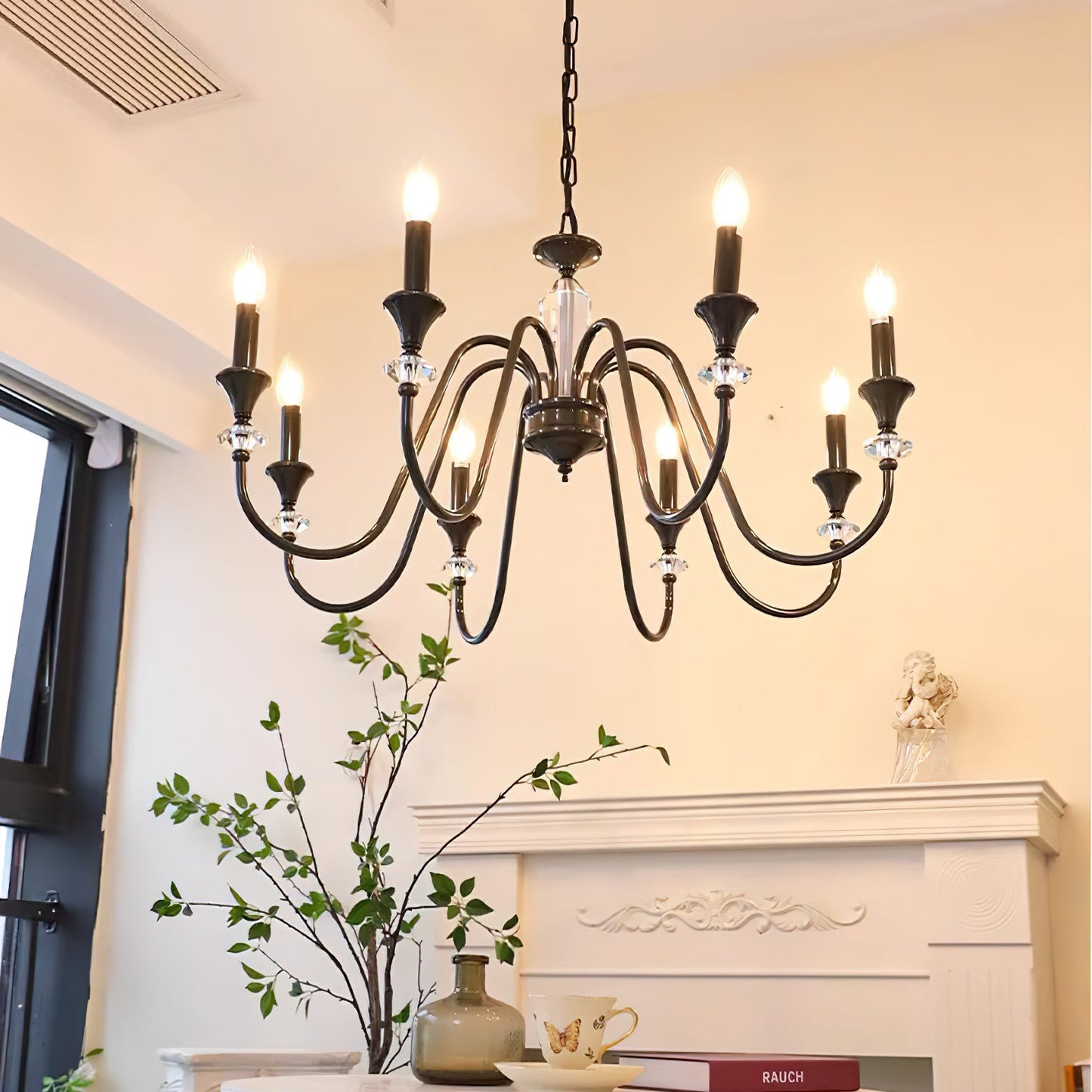 Noir Candelabra Pendant light Chandelier