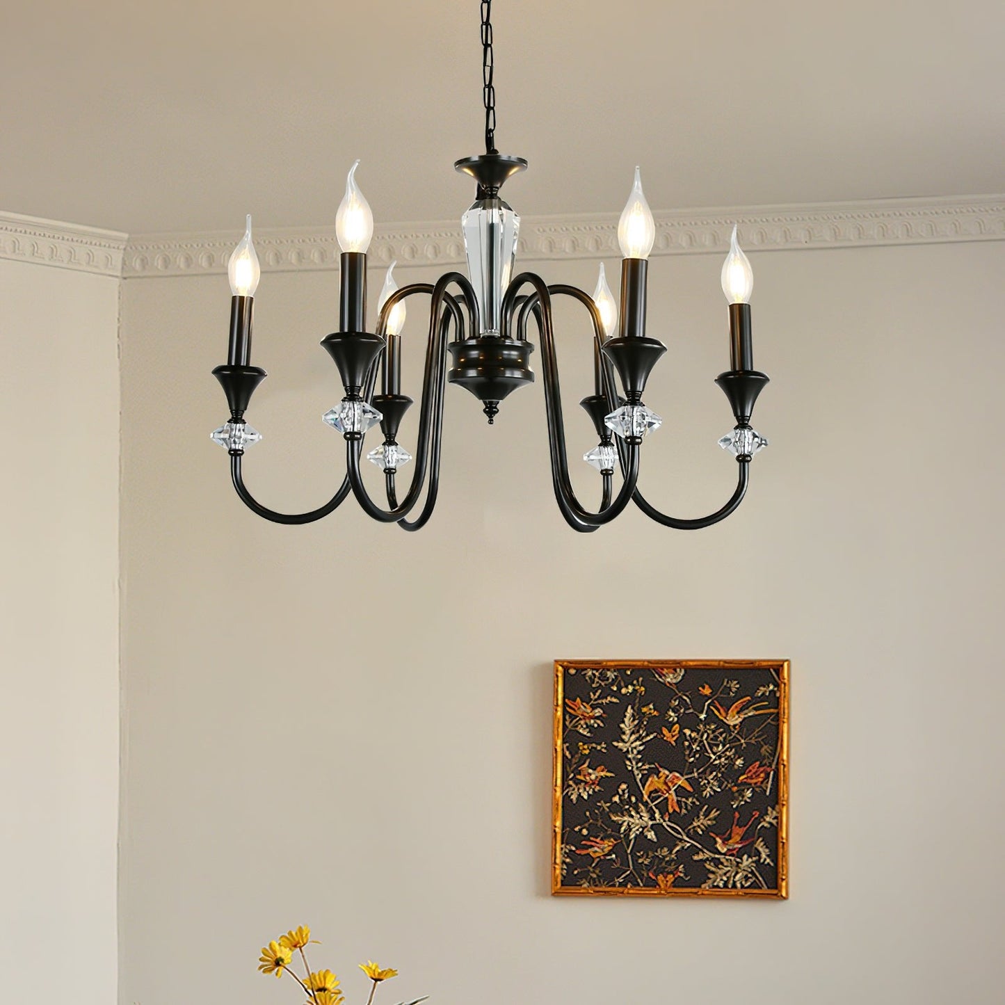 Noir Candelabra Pendant light Chandelier