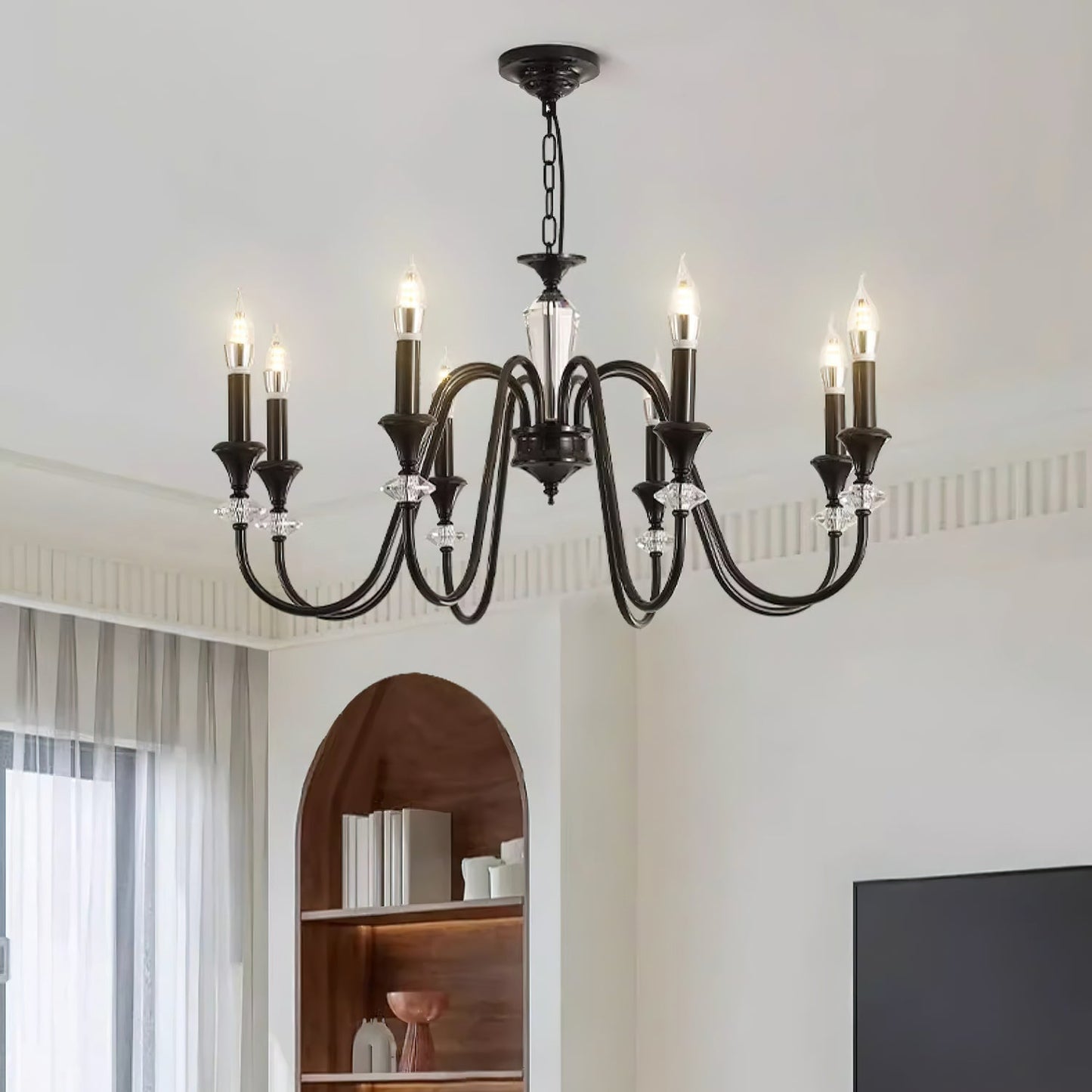 Noir Candelabra Pendant light Chandelier