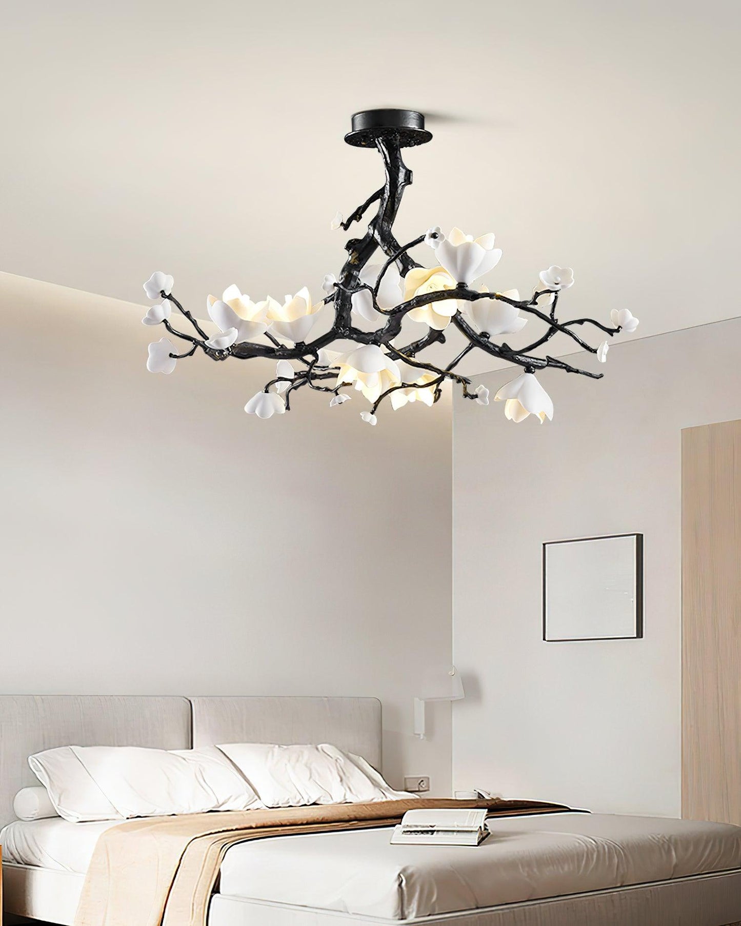 Black Copper Tree Chandelier