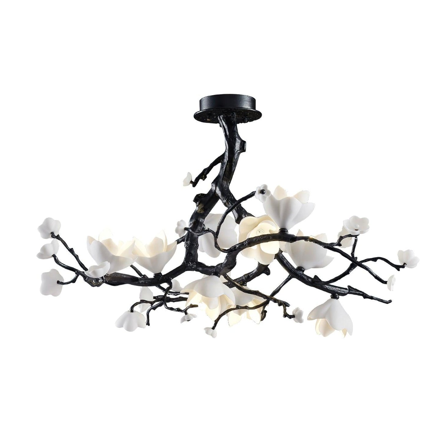 Black Copper Tree Chandelier