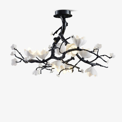 Black Copper Tree Chandelier