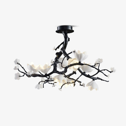 Black Copper Tree Chandelier