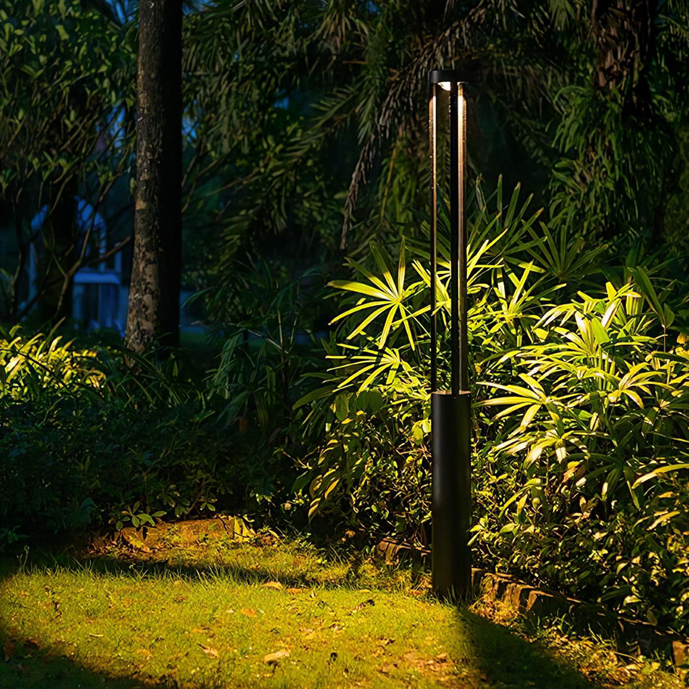 Pole Floodlight Outdoor Post Garden Light