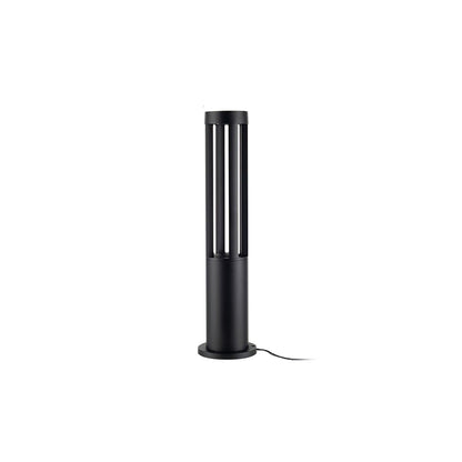 Black Cylindrical Garden Outdoor Light