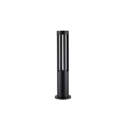 Black Cylindrical Garden Outdoor Light