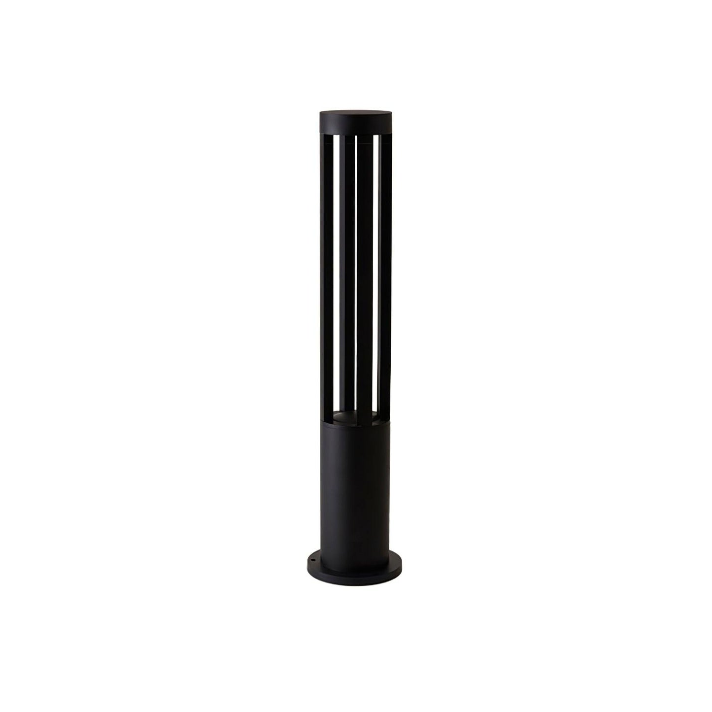 Black Cylindrical Garden Outdoor Light