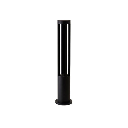 Black Cylindrical Garden Outdoor Light