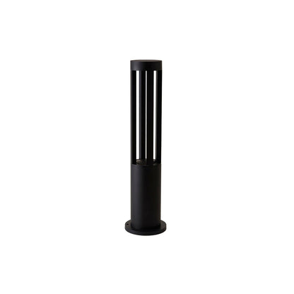 Black Cylindrical Garden Outdoor Light