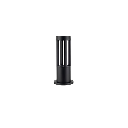 Black Cylindrical Garden Outdoor Light