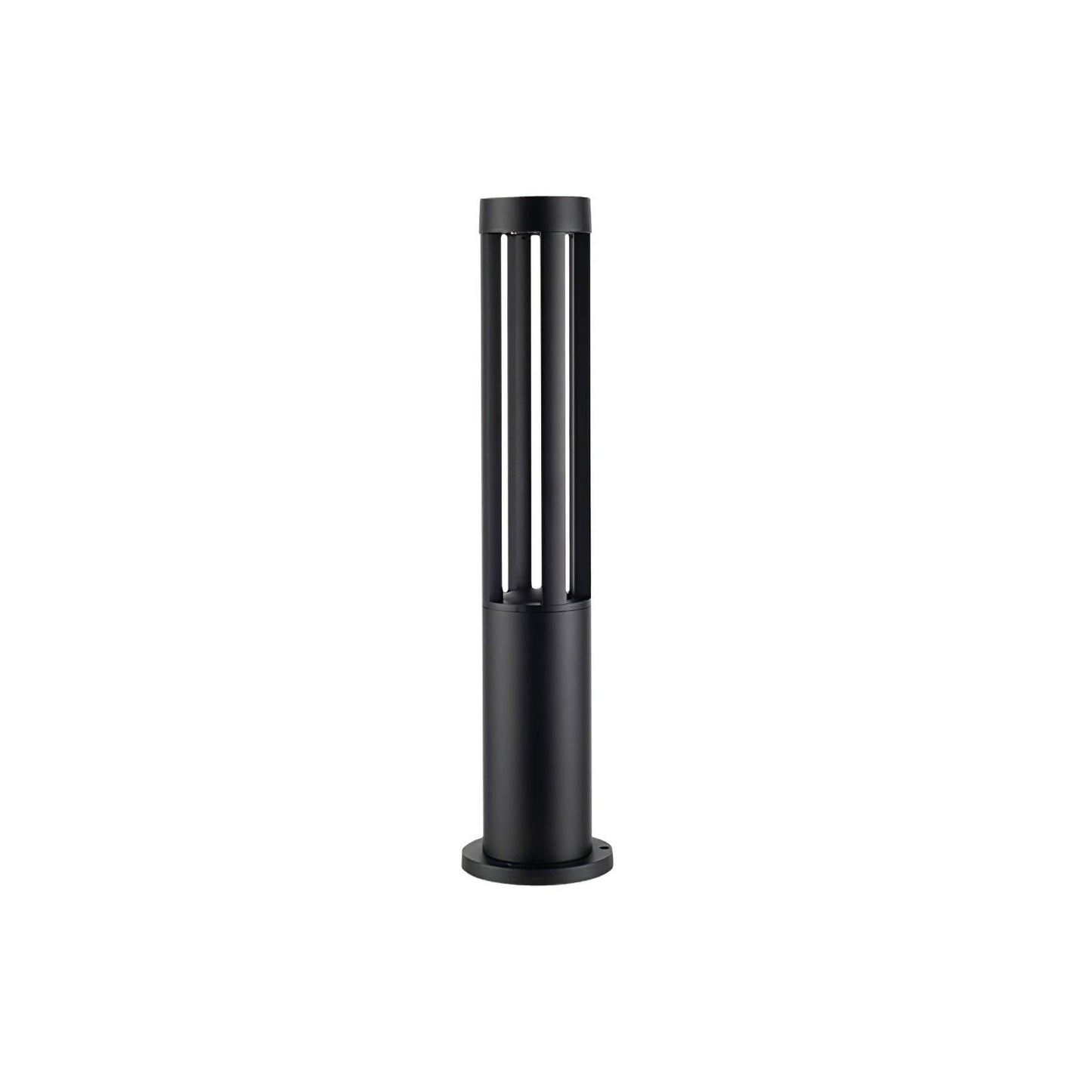 Black Cylindrical Garden Outdoor Light