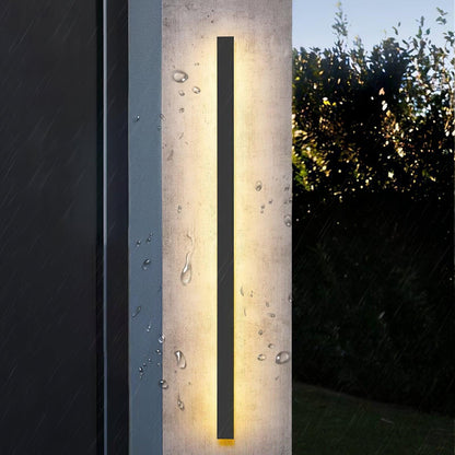Long Strip Solar Garden light Outdoor Sconce
