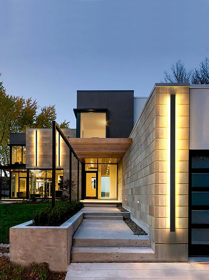 Long Strip Solar Garden light Outdoor Sconce