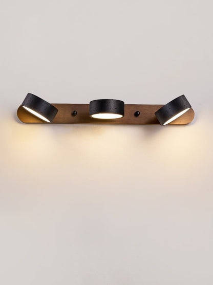 Black Travertine Duo Wall Light