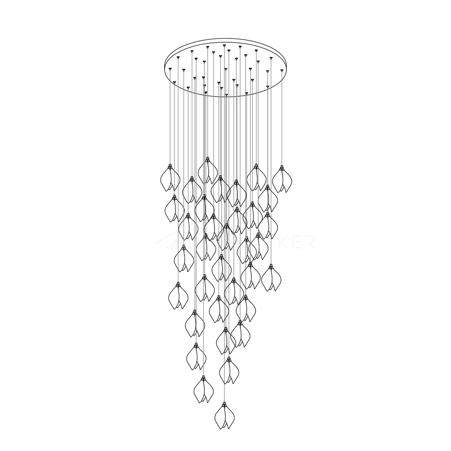 Celeste Flora Pendant Light