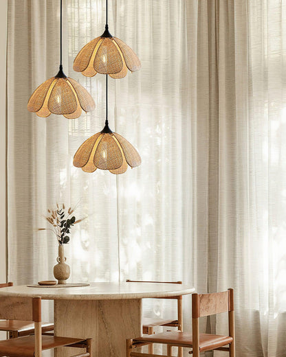 Bloom Rattan Pendant Lamp