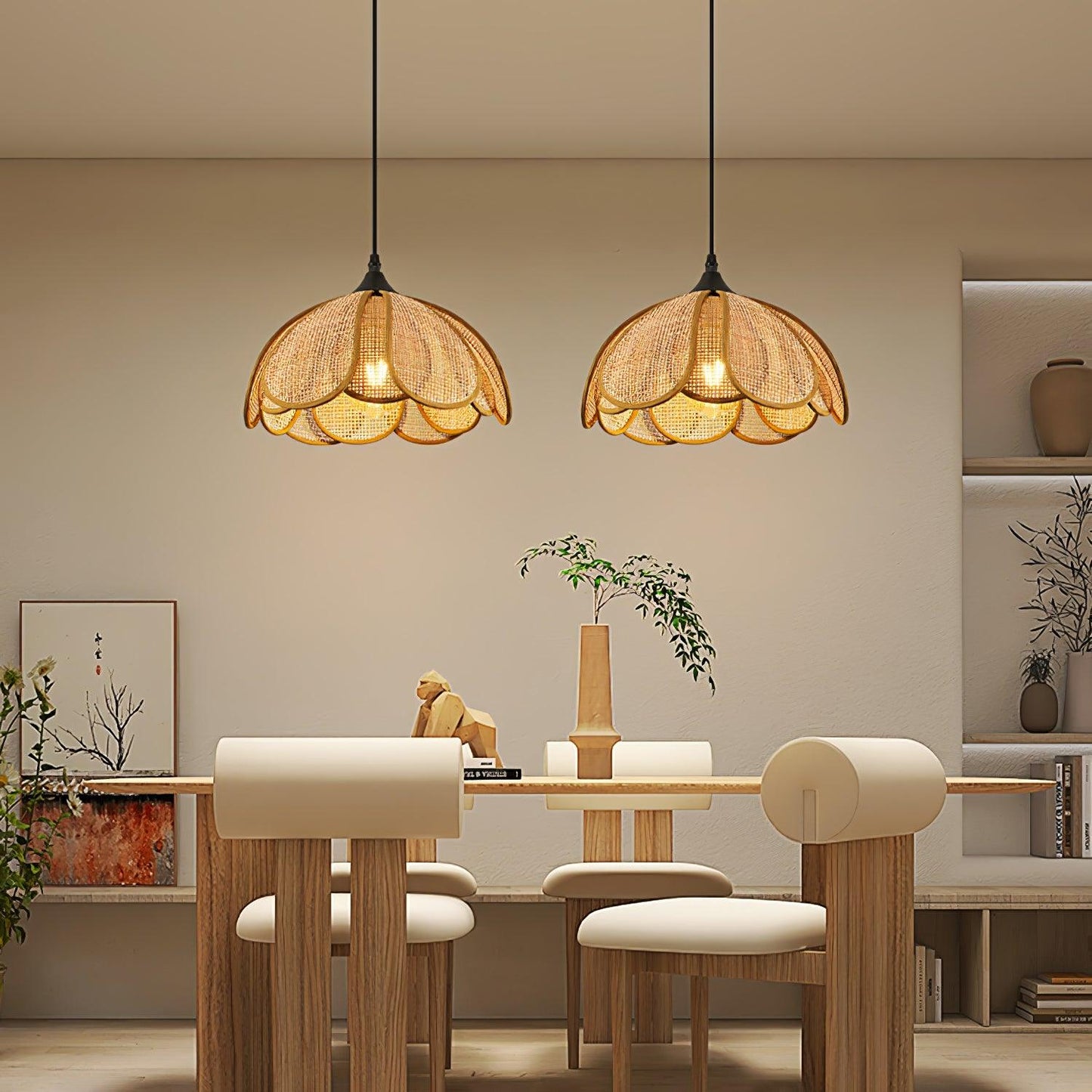 Bloom Rattan Pendant Lamp