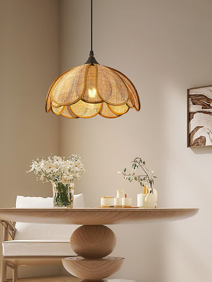 Bloom Rattan Pendant Lamp