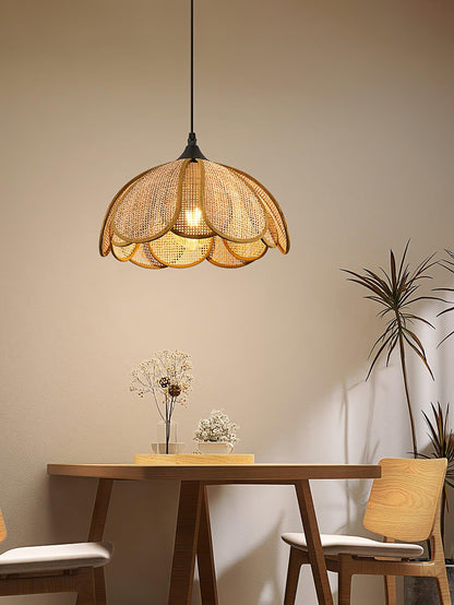 Bloom Rattan Pendant Lamp